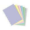pastelove linkovane papiry napln filofax notebook a5 4