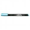 tombow fudenosuke brush pen pastel modra