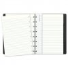 filofax notebook saffiano metallic a5 silver 2