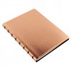 filofax notebook saffiano metallic a5 rose gold 4