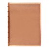 filofax notebook saffiano metallic a5 rose gold 1