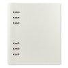 poznamkovy blok filofax clipbook monochrome a5 bila 1