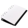 poznamkovy blok filofax clipbook monochrome osobni a6 cerna 2