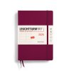 tydenni diar 2025 leuchtturm1917 medium hardcover a5 port red