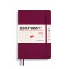 tydenni diar 2025 leuchtturm1917 medium softcover a5 port red