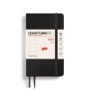 tydenni diar 2025 leuchtturm1917 pocket a6 softcover black