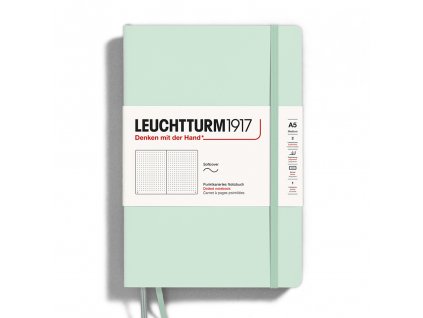 teckovany zapisnik leuchtturm1917 medium a5 softcover mint green 1