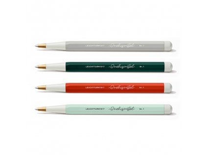 Gelové pero Leuchtturm1917 Drehgriffel - Natural Colours (Farba Light Grey)