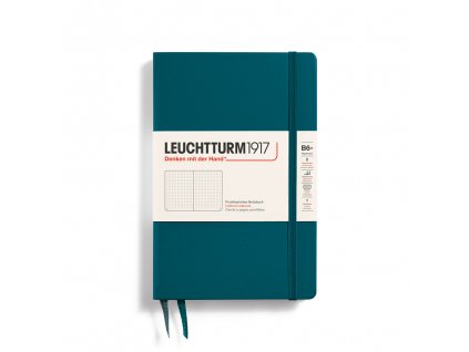 teckovany zapisnik leuchtturm1917 b6 hardcover pacific green