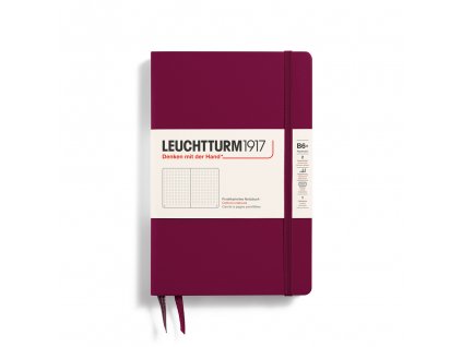 teckovany zapisnik leuchtturm1917 b6 hardcover port red