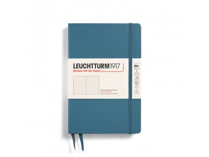 teckovany zapisnik leuchtturm1917 b6 hardcover stone blue