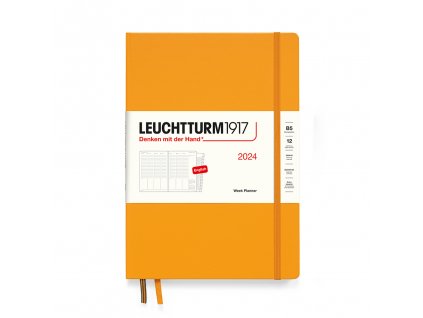 tydenni vertikalni diar 2024 leuchtturm1917 composition b5 hardcover rising sun