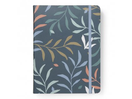 filofax notebook botanical a5 modra 1