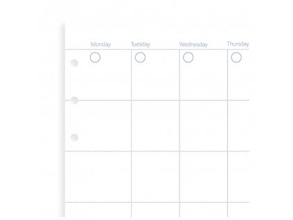 nedatovany mesicni kalendar napln filofax clipbook (kopie)