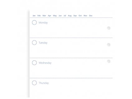 nedatovany tydenni kalendar napln filofax clipbook (kopie)