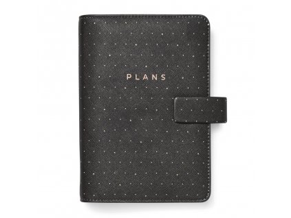 osobni diar filofax moonlight a6 cerna