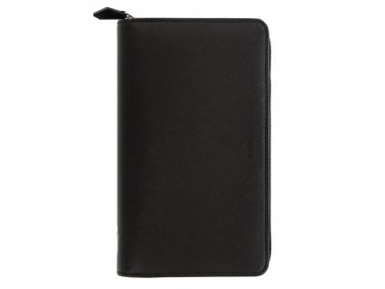 osobni diar filofax saffiano compact zip a6 cerna 2021 1