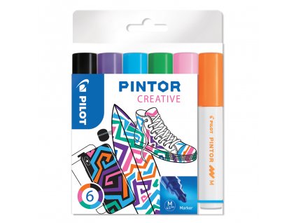 2888 sada 6ks dekorativnich popisovacu pilot pintor m fun