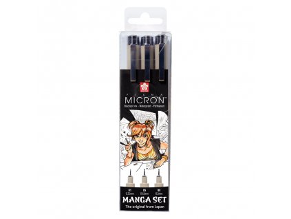 Sakura pigma micron manga set sada 3ks