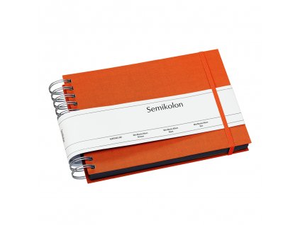 skicak album semikolon mini mucho cerne listy orange