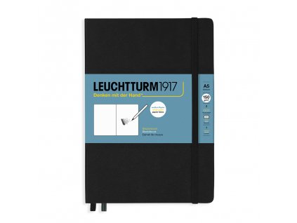 skicak leuchtturm1917 medium a5 black 112 stran