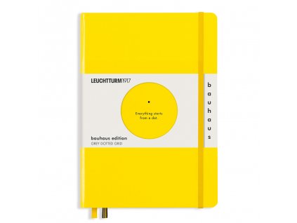 teckovany zapisnik leuchtturm1917 bauhaus edition medium a5 lemon 1