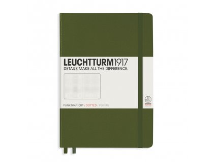 teckovany zapisnik leuchtturm1917 medium a5 army