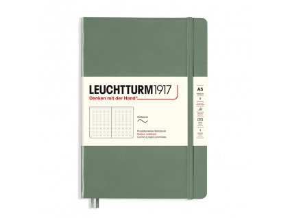 teckovany zapisnik leuchtturm1917 medium a5 softcover olive