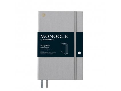 teckovany zapisnik leuchtturm1917 monocle accordion b6 light grey