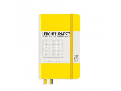 Tečkovaný zápisník Leuchtturm1917 Pocket Lemon