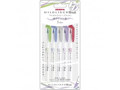 zebra mildliner brush pen cool 1