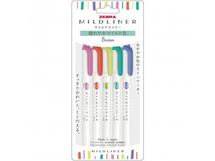 zvyraznovace zebra mildliner highlighters bright 1