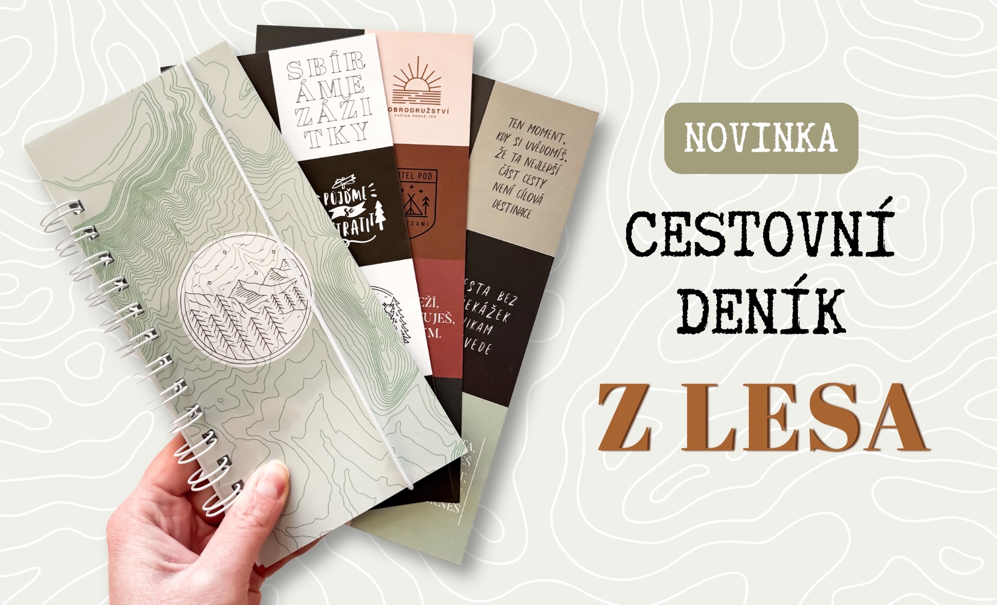 Cestovní deník na vzpomínky z výletů a dovolených