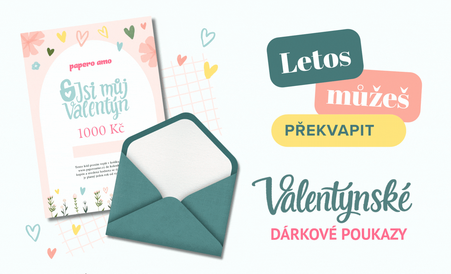 Valentýnské dárkové poukazy