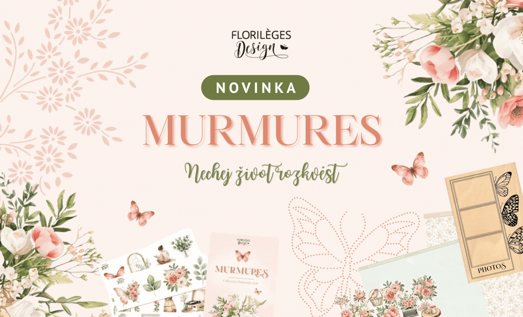 Kreativní sada na tvoření z papíru Murmures