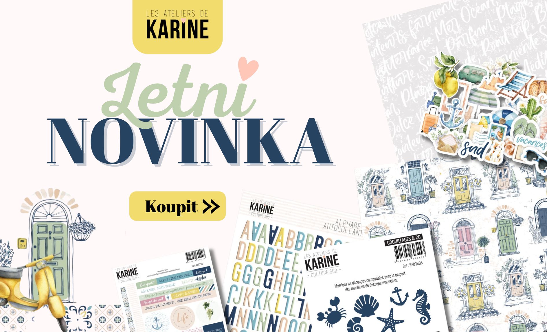 Nová kreativní sada od Les Ateliers de Karine