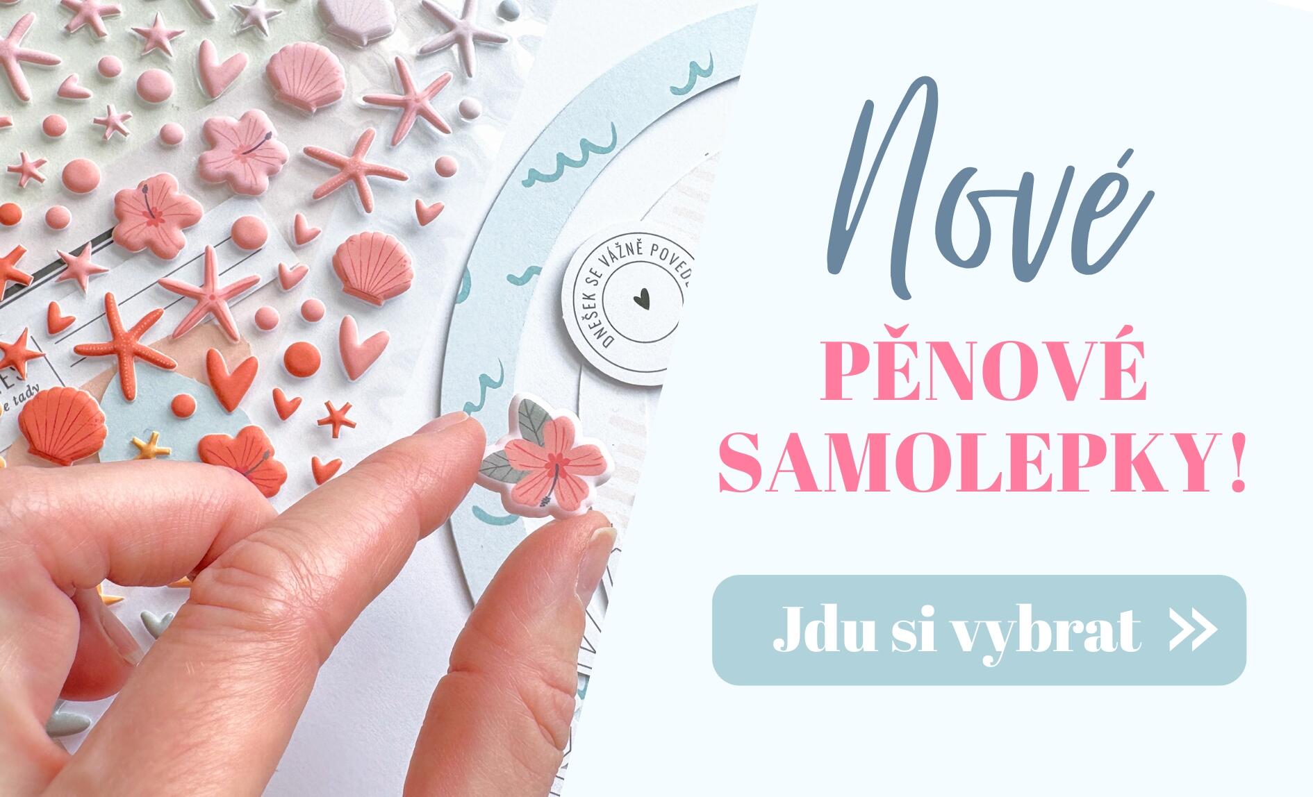 Pěnové samolepky na kreativní tvoření