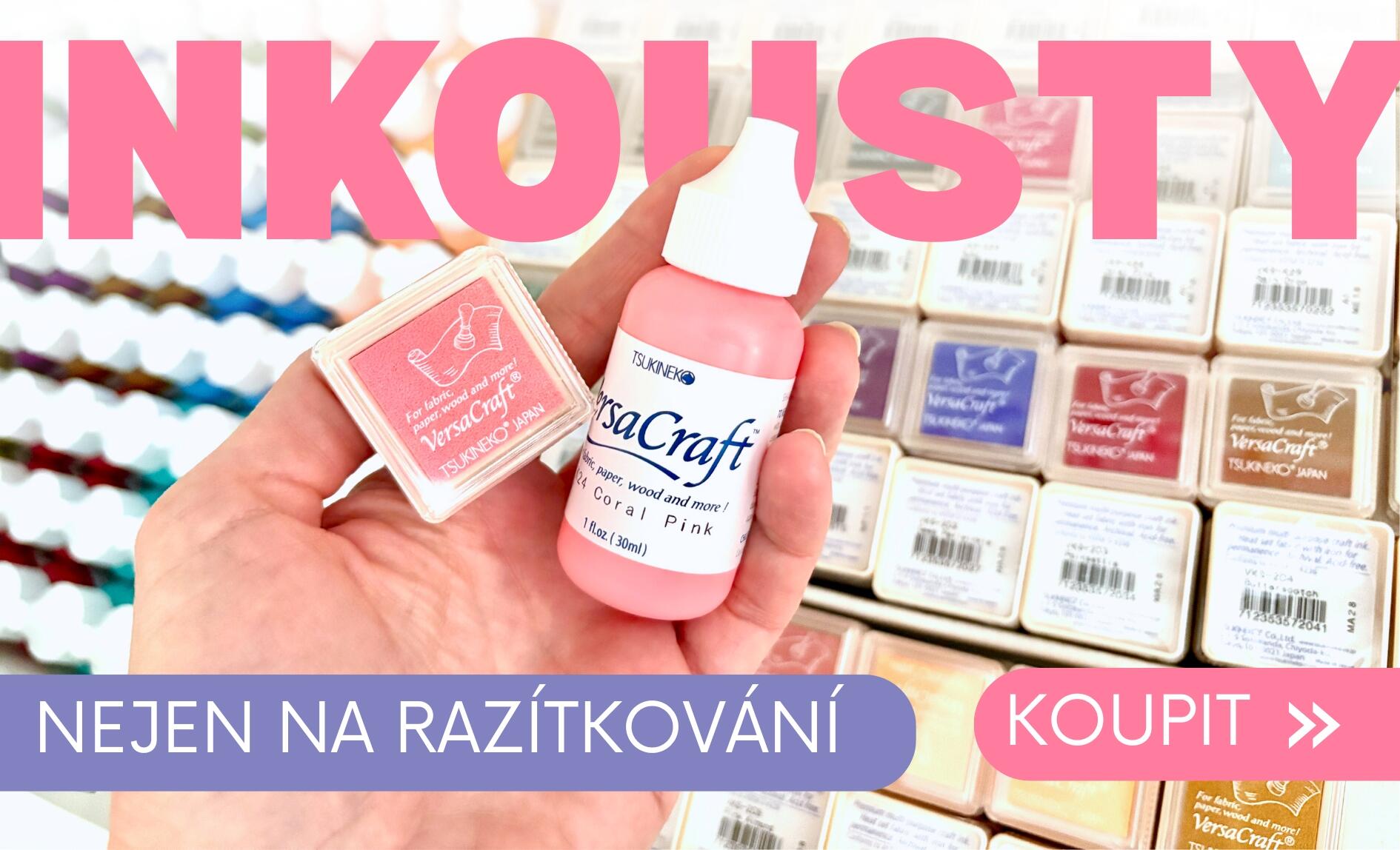 Razítkovací barvy nejen na razítkování