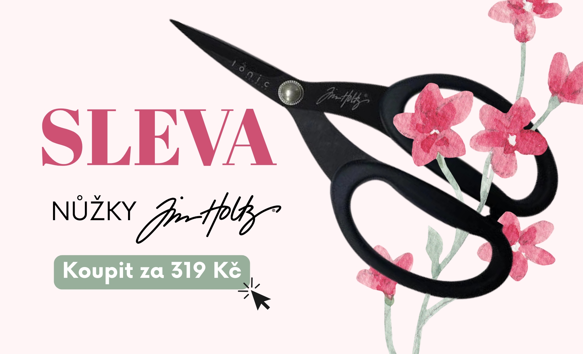 Sleva na legendární nůžky Tim Holtz