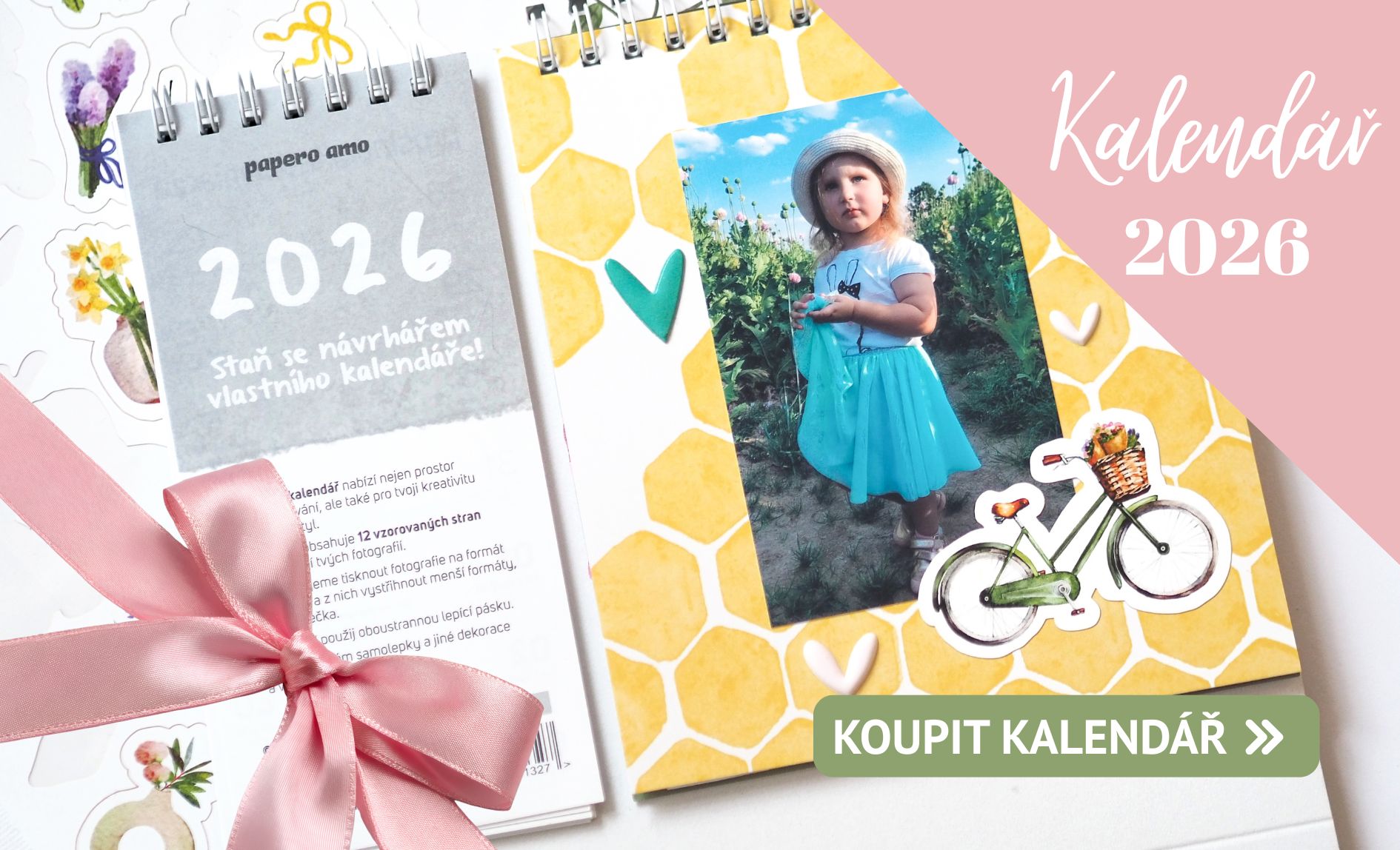 Stolní kreativní fotokalendář 2026