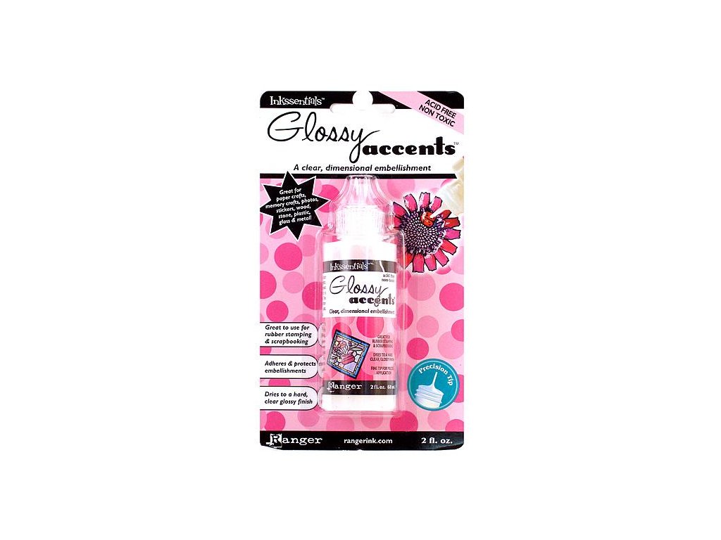 Ranger Ranger Glossy Accents Clear Dimensional Medium 2 fl oz (GAC17042)