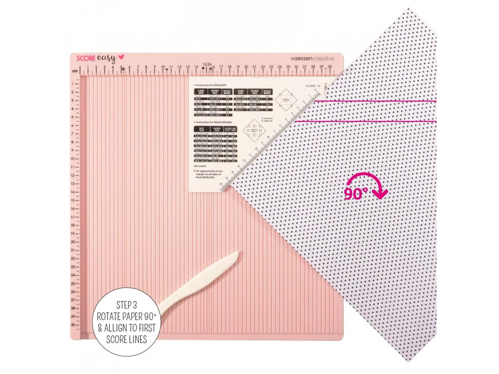 VAESSEN CREATIVE - creaser / enveloper - PINK / CM, Papero amo