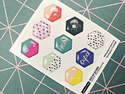 12981 epoxy ozdoby 365 dni hexagony