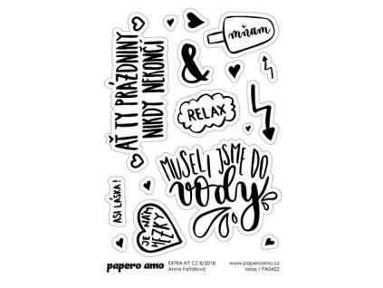 13401 papirove samolepky relax