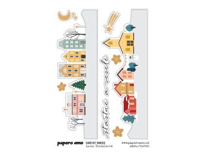 CARDkit vanoce samolepky papir 2