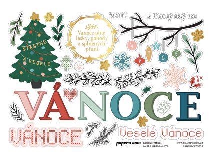 CARDkit vanoce vyseky 1