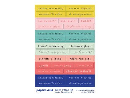 CARDkit 12 01.2019 samolepky papir