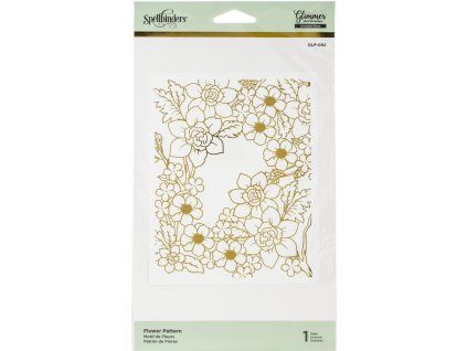 36096 nahrivaci deska pro hot foil system flower pattern