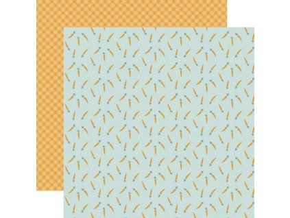 39753 scrapbook papir it s easter time carrot patch