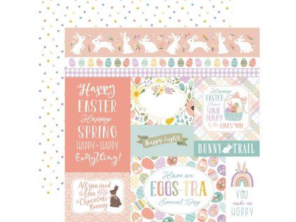 39774 scrapbook papir it s easter time journaling cards
